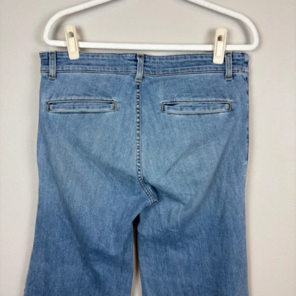 Nili Lotan Soft Cargo Wide Leg Jean - Size 30 - Picture 8 of 10